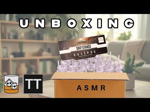 Eclipse Second Dawn for the Galaxy: Ship Stands - Mini Expansion - Silent ASMR Board Game Unboxing