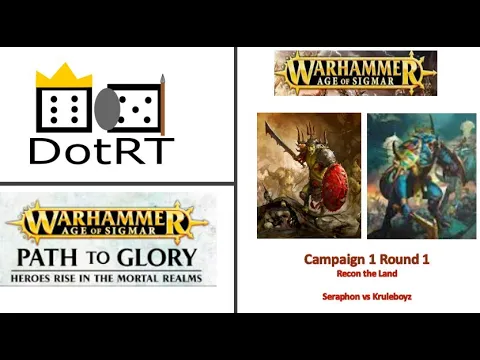 Path to Glory Round 1 Seraphon vs Kruleboyz Recon
