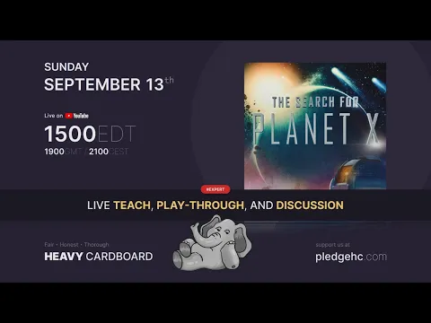 The Search for Planet X --- 4p Expert level Play-through by Heavy Cardboard