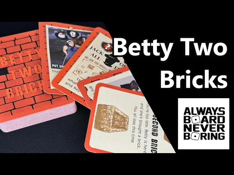 Betty Two Bricks Review | A Take That Set Collecting Card Game Running Mobs in the 1920s | Sponsored