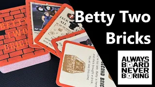 Betty Two Bricks Review | A Take That Set Collecting Card Game Running Mobs in the 1920s | Sponsored
