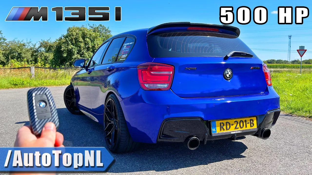 500HP BMW M135i xDrive F20 | REVIEW on AUTOBAHN [NO SPEED LIMIT] by AutoTopNL