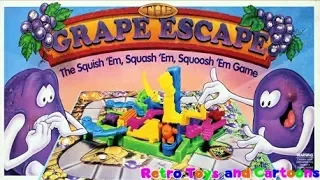 The Grape Escape Board Game Commercial Retro Toys and Cartoons