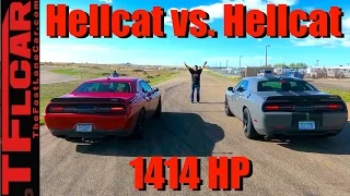 2016 vs 2017 Hellcat Drag Race: While the Demon is Away...The Hellcats will Play!