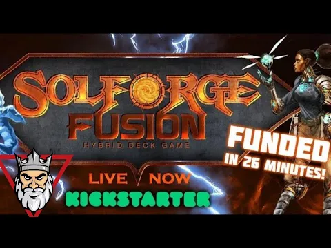 SolForge Fusion - Hands-on Look and Interview with Justin Gary - KS is Live Now! Gencon 2021