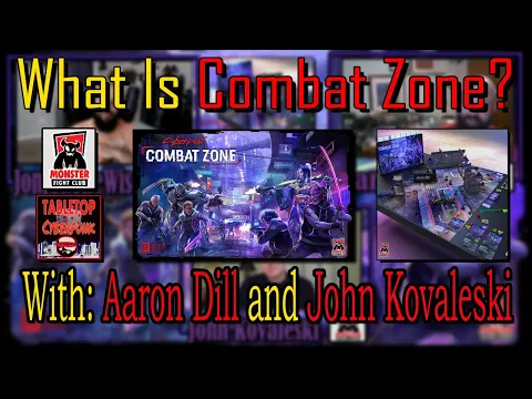Interview With Monster Fight Club about Combat Zone, A Cyberpunk Red Skirmish Game