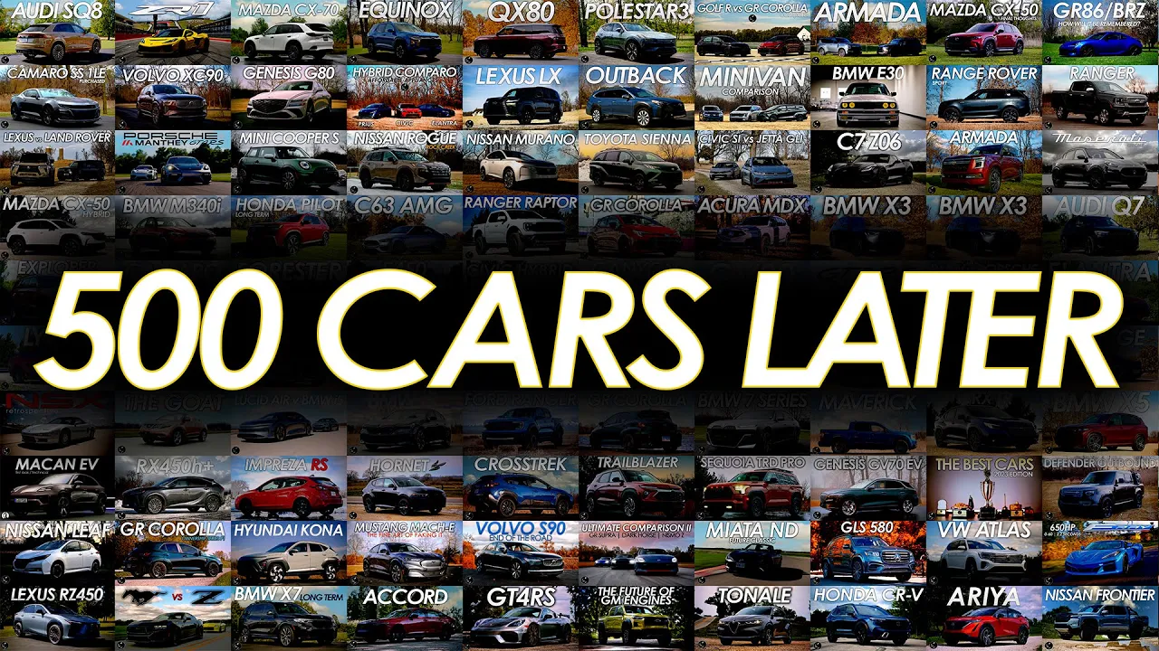 How Things Change After Driving 500 Cars