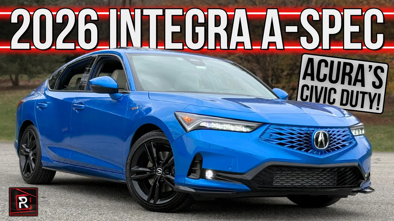 The 2026 Acura Integra A-Spec Remains A Youthful Sporty Turbo Sedan For Enthusiasts