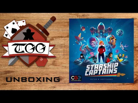 Starship Captains Board Game Unboxing