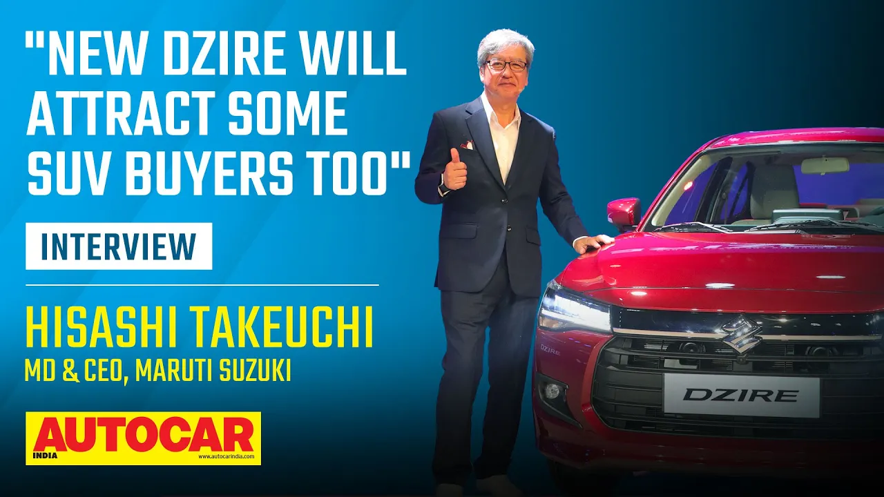 2024 Maruti Suzuki sales expectation, compact sedan segment & more- Hisashi Takeuchi | Autocar India