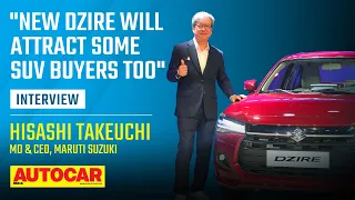 2024 Maruti Suzuki sales expectation, compact sedan segment & more- Hisashi Takeuchi | Autocar India