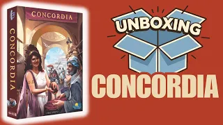 Concordia Board Game Unboxing