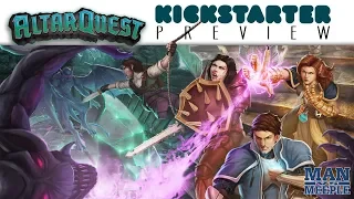 Altar Quest Preview by Man Vs Meeple (Blacklist Games)