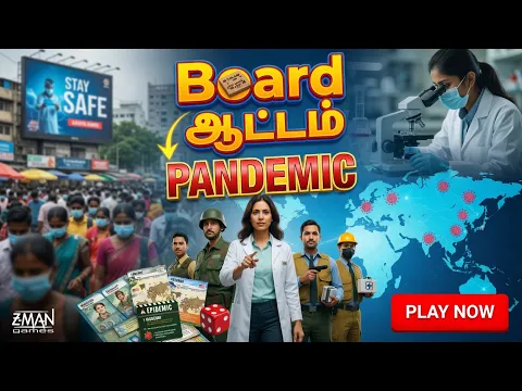 உலகத்தை காப்பாற்ற ஒரு Plan! | Pandemic Board Game Intro in Tamil