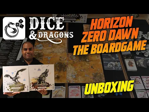 Dice and Dragons - Horizons Zero Dawn The Board Game Unboxing