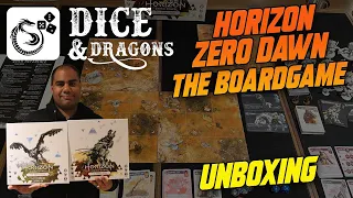 Dice and Dragons - Horizons Zero Dawn The Board Game Unboxing