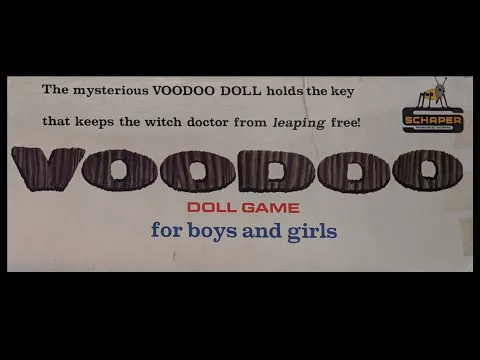 Board Game Archaeology #73 Voodoo Doll Game by Schaper (1967)