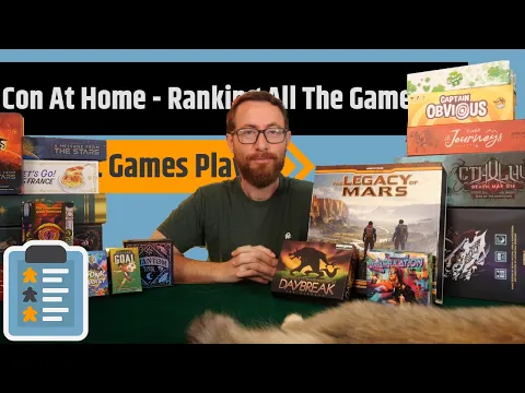 Con At Home - Ranking All The Games Played