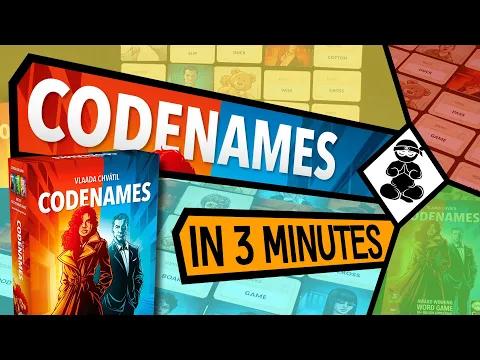 Codenames - How to Play in 3 minutes CGE Explainer BoardgameNinja