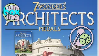 Unboxing 7 Wonders: Architects - Medals (Board Game)