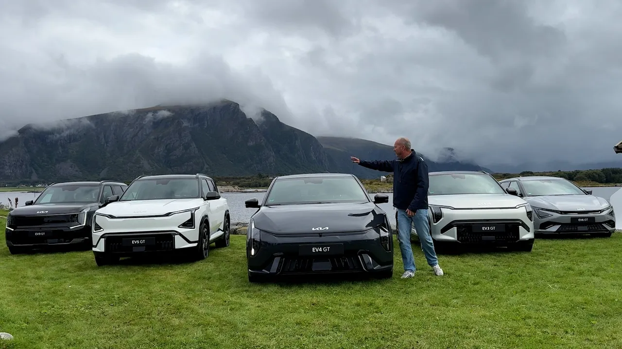 Prøvekjøring av Kia EV3 GT, EV4 GT og EV5 GT: