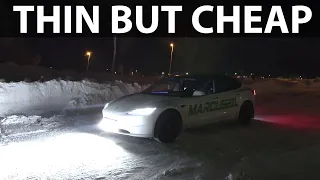Tesla Model 3 Highland & Strands Nuuk E-Line LED bar test