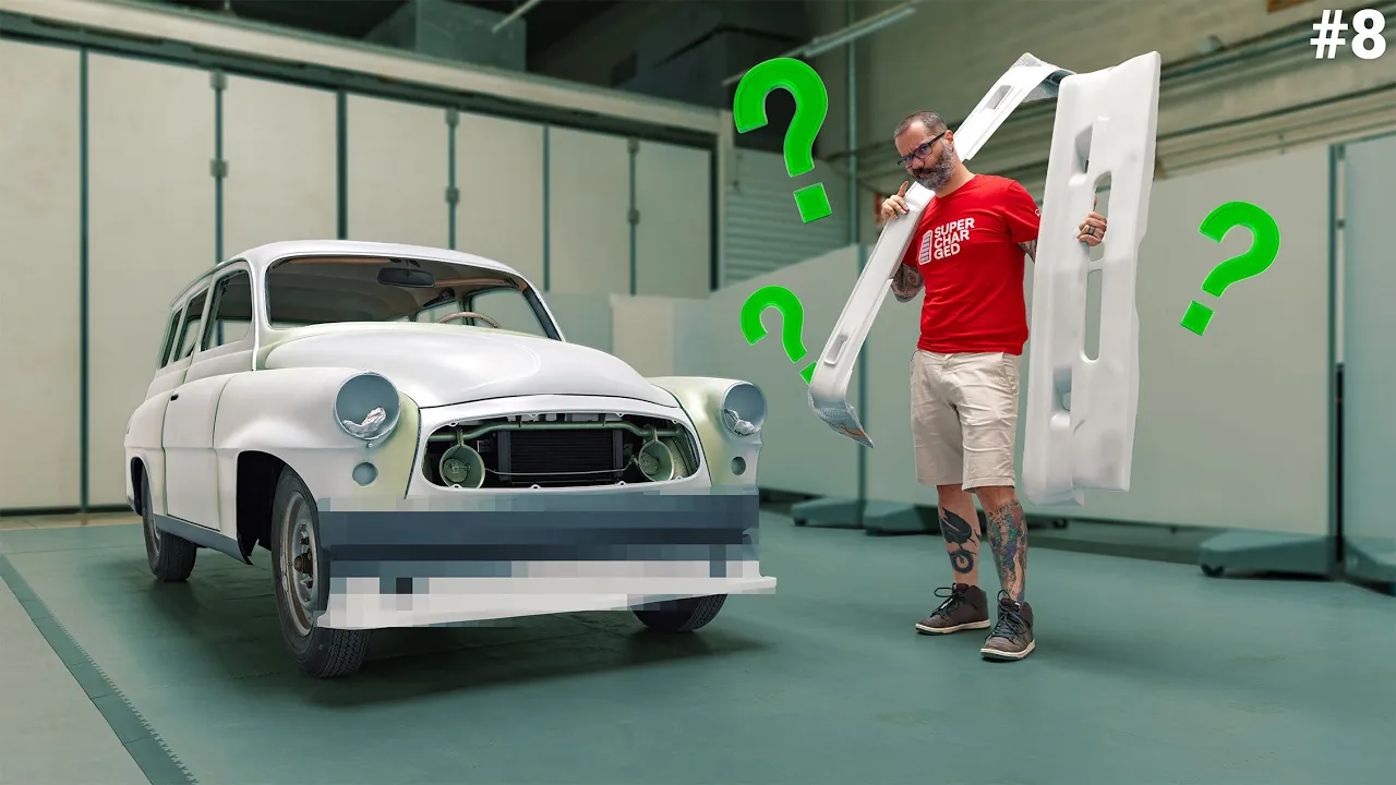 Le relooking extérieur de notre Škoda Voltavia commence et ce n'est pas du tuning !