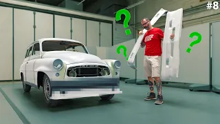 Le relooking extérieur de notre Škoda Voltavia commence et ce n'est pas du tuning !