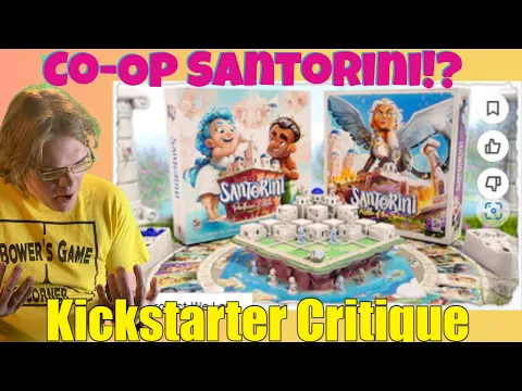 Santorini Co-op & Deluxe Pantheon Edition - Kickstarter Critique Review