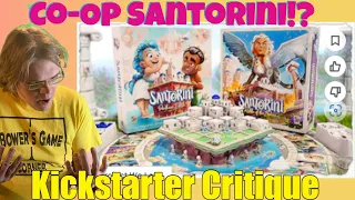 Santorini Co-op & Deluxe Pantheon Edition - Kickstarter Critique Review