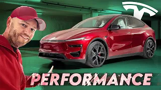 Essai Tesla Model Y Performance (2025) : la sportivité monte d’un cran !