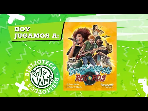 Hoy Jugamos a Draft & Write Records en castellano (Juego de Mesa Roll & Write )