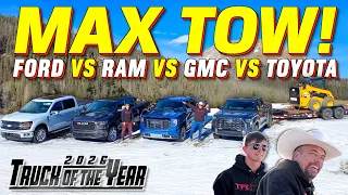 Ford vs Ram vs GMC vs Toyota vs World’s Toughest Towing Test: We DIDN'T Expect These Results!