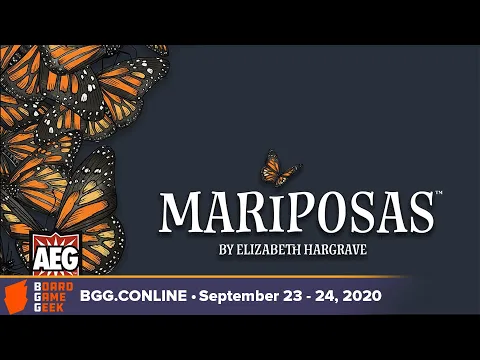 Mariposas — game preview at BGG CONLINE September 2020