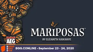 Mariposas  — game preview at BGG CONLINE September 2020