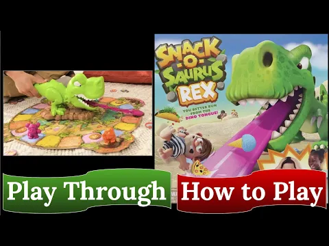 Snack-O-Saurus Rex: How to Play & Play Through
