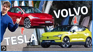 The Tesla Model 3 Long Range Against The Volvo EX30 Extended Range! | Drive.com.au