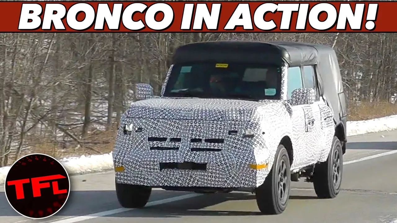 Breaking News: The New Bronco Spied on the Road - Here’s How it Compares To The Wrangler & Defender!