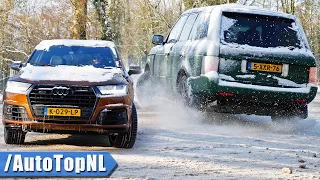 Range Rover Supercharged *GUERRILLA Exhaust* & Audi SQ7 in the SNOW by AutoTopNL