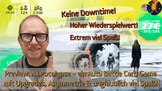 Preview: A.I.Pocalyse - ein Auto Battle Card Game mit Upgrades, Asymmetrie & unglaublich viel Spaß!