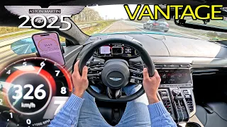 2025 ASTON MARTIN VANTAGE // HOW FAST on the UNLIMITED AUTOBAHN!?