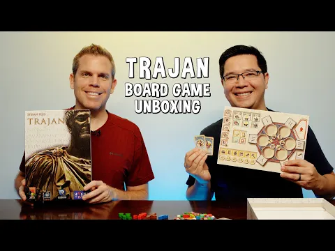 Unboxing Trajan - Mancala Style Board Game