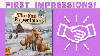 The Fox Experiment - First Impressions: What Do We Say?