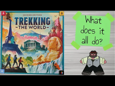Trekking the World 2nd Edition - Unboxing & How to Play