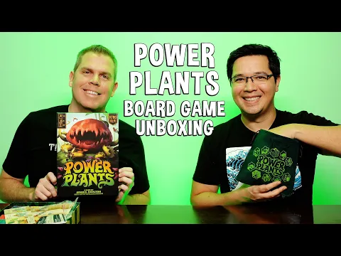 Unboxing Power Plants - Magical Garden Board Game
