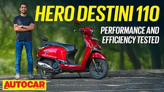 Hero Destini 110 review - Activa and Jupiter rival put to the test | Autocar India