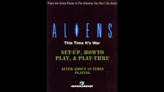 ALIENS: Leading Edge Games 1989 | Set-up Play through -Atmosphere processor Scenario