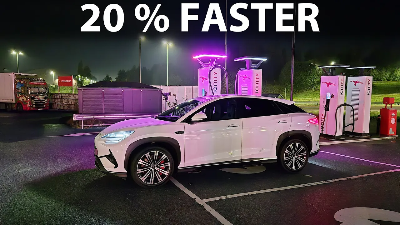 BYD Sealion 7 charging test after 230 kW update