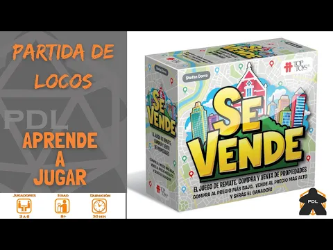 Se Vende | For Sale | Stefan Dorra | Top Toys | Aprende a jugar | Tutorial | Partida de Locos