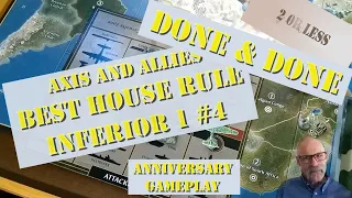 Axis and Allies Anniversary Best House rule | Inferior 1 Solo Gameplay